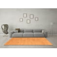 thumbnail image 3 of Ahgly Company Indoor Rectangle Solid Orange Modern Area Rugs, 8' x 12', 3 of 4