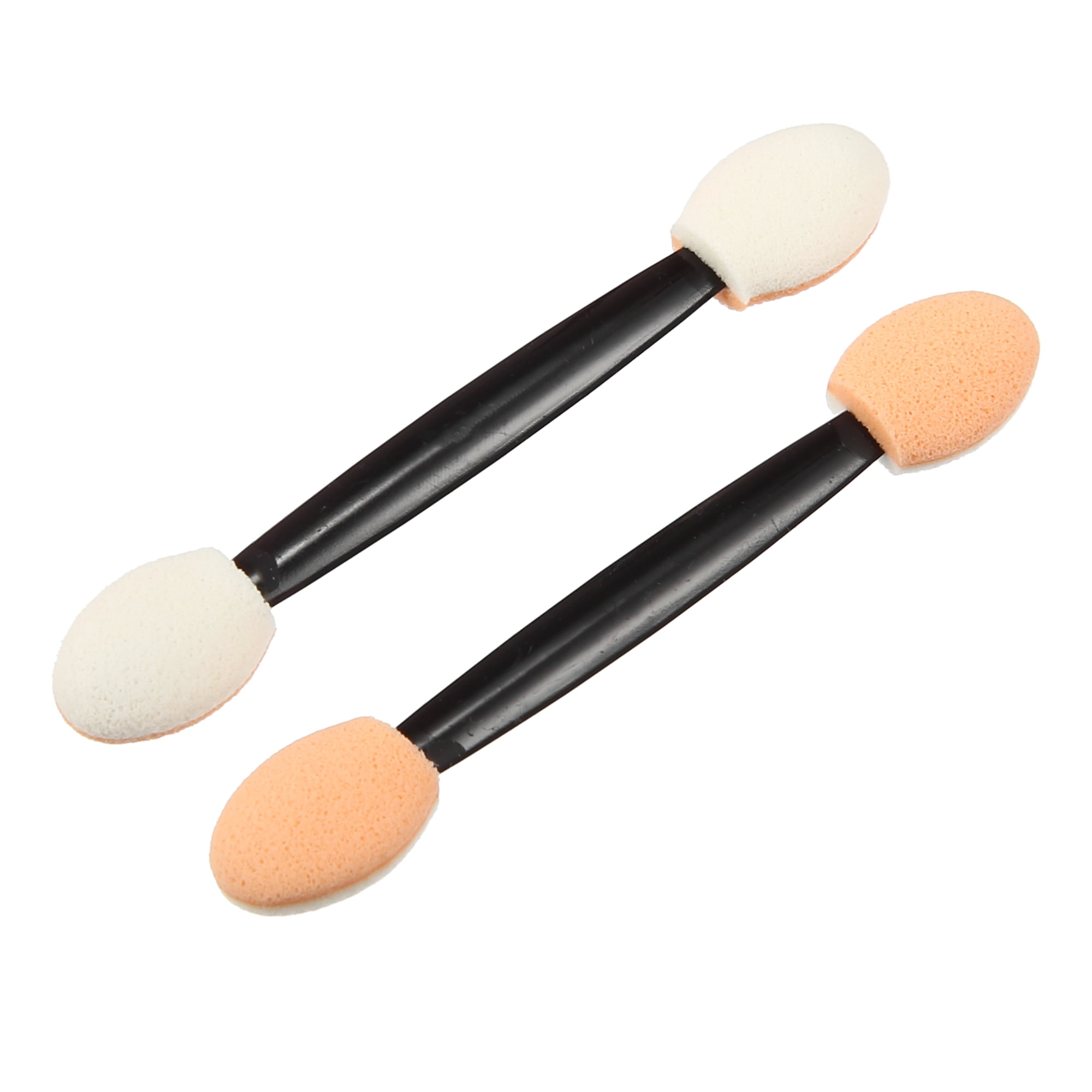 Unique Bargains 25 Pcs Dual Sided Eye Shadow Sponge Applicators with Container for Makeup