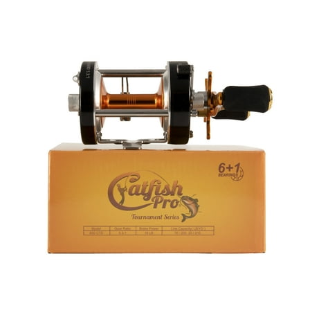 Catfish Pro Tournament Series Round Baitcasting Fishing Reel 600 CTS