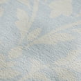 thumbnail image 3 of HomeRoots 669650 5 x 8 ft. Sky Blue & Ivory Floral Transitional Washable Machine Made Rectangle Area Rug with UV Protection, 3 of 9