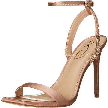 

Sam Edelman Ophelia Soft Praline Open Toe Ankle Strap Stiletto Heeled Sandals (Soft Praline 10)