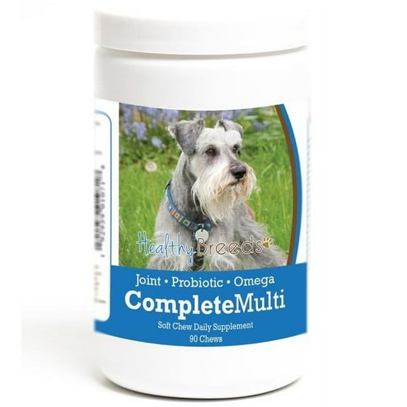 Healthy Breeds Miniature Schnauzer All in One Multivitamin Soft Chew 90 Count