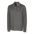 thumbnail image 2 of Men's Cutter & Buck  Gray Albuquerque Isotopes Advantage Tri-Blend Pique Big & Tall Long Sleeve Polo, 2 of 3