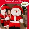 thumbnail image 3 of CIYISON Christmas Santa Claus Plush Toy Stuffed Pillow Toy for Toddler Boy Girl, 3 of 16