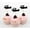 Black, variant on Darling Souvenir, Plane Shape Cupcake Toppers, Birthday Wedding Party Dessert Decorations - Pack Of 20