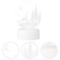 thumbnail image 3 of 1Pc Acrylic LED Light Christmas Atmosphere Light Chic Night Light Transparent, 3 of 7