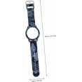 thumbnail image 3 of HUGFEGWE 1 Set Strap Case Resistant Frame 2-in-1 Watchband Protective Cover Watchband Case Silicone Replacement Watchband Shockproof Cover Watches Protective Case Silicone Strap Personality, 3 of 9