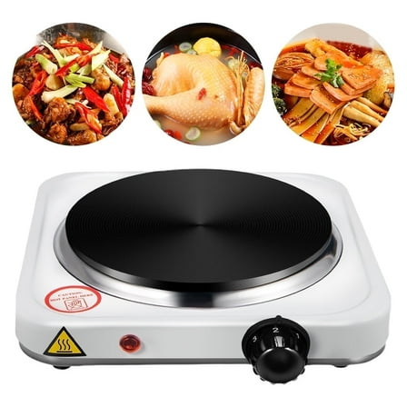 JahyShow 1000W Portable Electric Burner Hot Plate Fast Heat w/ Temperature Control