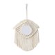 thumbnail image 3 of Espejo colgante de pared de macramé, espejo decorativo colgante, decoración, regalo de cumpleaños, de pared bohemio para entradas, oficinas,, 3 of 9