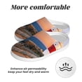 thumbnail image 6 of Yiaed Lighthous1 Print Slippers Fuzzy Warm Cozy Slippers Non Slip House Slippers For Indoor Outdoor Slippers House Slippers-11, 6 of 7