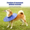 thumbnail image 5 of Dog Recovery Collar, Soft Comfy Adjustable E-Collar For Pet Cats Dog, Dog Cone Anti-Bite Anti-Lick Easy Eat and Drink Blue M, 5 of 5