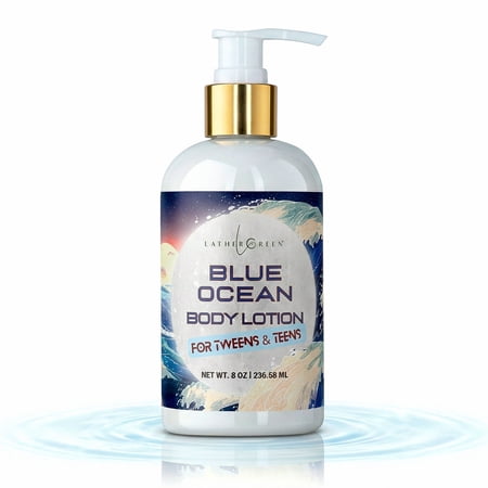 Blue Ocean Body Lotion for Tweens and Teens | Lightweight Hydrating Daily