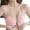 Pink, variant on Bras for Women Bra Seamless Front-Close Unlined Wireless for Full Bust French Cut Back Support Plus Size No Steel Ring Blue 75B