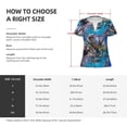 thumbnail image 5 of Naloa Sea Turtle Swims Print T-Shirts Short Sleeve V Neck Tees for Women Fashion Tops Trendy Lightweight Soft Casual Summer Outfits Clothes, 5 of 5