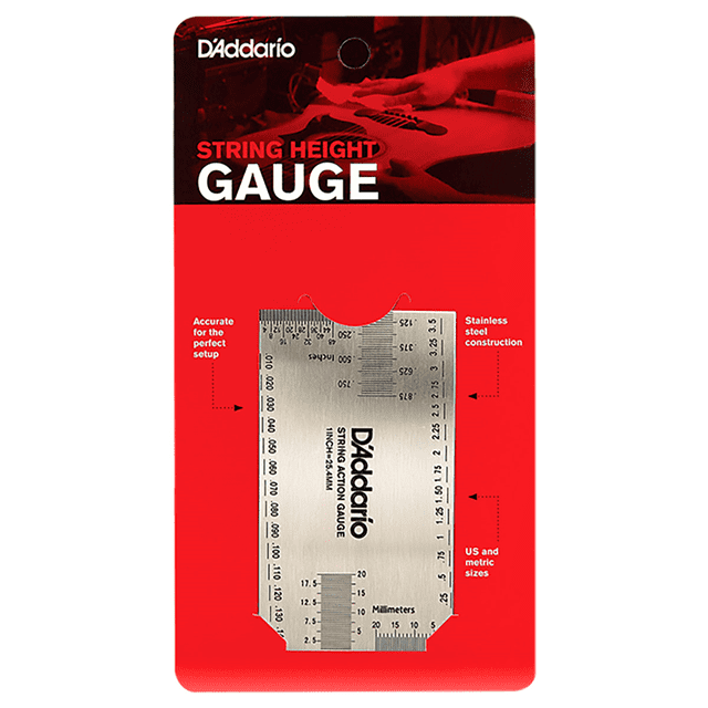 Regla De Calibración Daddario Pw-shg-01 De Guitarra Y Bajo D'Addario PW-SHG-01
