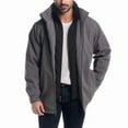 thumbnail image 3 of Weatherproof Men's Stretch Ultratech Windproof and Water Resistant Jacket (Gray/XX-Large), 3 of 8