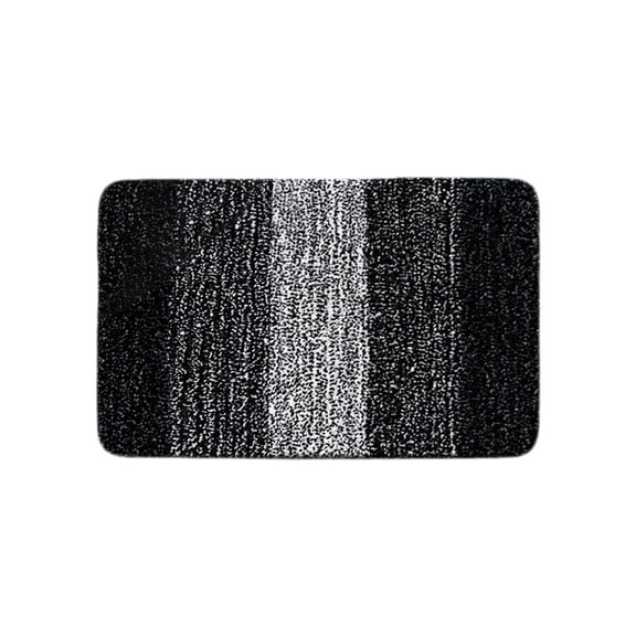 AuroraX Black Bathroom Rugs Non Slip Washable,Quick Drying Plush Tie Dye Absorbent Shower Rugs for Bathtub Extra Soft Shower Mats for Inside Shower
