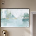 thumbnail image 3 of Mirrored Aqua Dream I Canvas Coastal Abstracts by Art Remedy, Black Frame, 54" x 36", 3 of 7