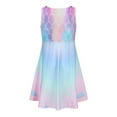 thumbnail image 3 of HNMKIU Robes Élégantes pour Filles Décontractées d'Été Mode Robe Longueur Midi pour Petites Filles avec Design Sans Manches et Style Facile à Enfiler, 3 of 3