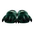 thumbnail image 6 of Kids Winter Solid Color Thickened Fleece House Slippers Claw, 6 of 7