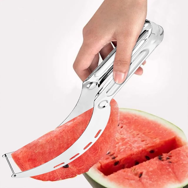 RKSTN Watermelon Cut 3 in 1Stainless Steel Watermelon -Watermelon Tool Pineapple Cutter Tool Tool Fruit Cutter Watermelon Cutter Tool-Watermelon Cutter Watermelo Kitchen Gadgets