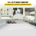 thumbnail image 2 of BENTISM Dance Kit Floor Dance Floor Roll 6.6x23 ft Non-Slide PVC Vinyl for Ballet, 2 of 9