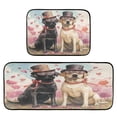 thumbnail image 4 of Wobogo Labrador Dogs Kitchen Carpet Set of 2 Absorbent and Stain Resistant Non-slip Star Rubber Backing, 4 of 7
