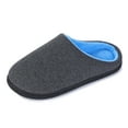 thumbnail image 6 of HYwys Slippers for Men and Womens Cozy Memory Foam Slippers Two-Tone Closed Toe Slip On Couples House Shoes Bedroom Indoor Outdoor, 6 of 9