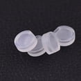 thumbnail image 2 of Comfort Plastic Pads for Clip on Earrings Anti-Pain Clip on Earring Cushion Clear 7.5x3mm Hole: 1.5x3.5mm, 2 of 4