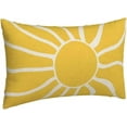 thumbnail image 2 of Summer Pillow Covers 12x20 Set of 2, Yellow Sunshine Decorative Outdoor Throw Pillow Covers Modern Farmhouse Cushion Case Linen Square for Home Couch Sofa, 2 of 6