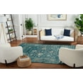 thumbnail image 3 of SAFAVIEH Evoke Bertrand Bordered Area Rug, Light Blue/Beige, 5'1" x 7'6", 3 of 8