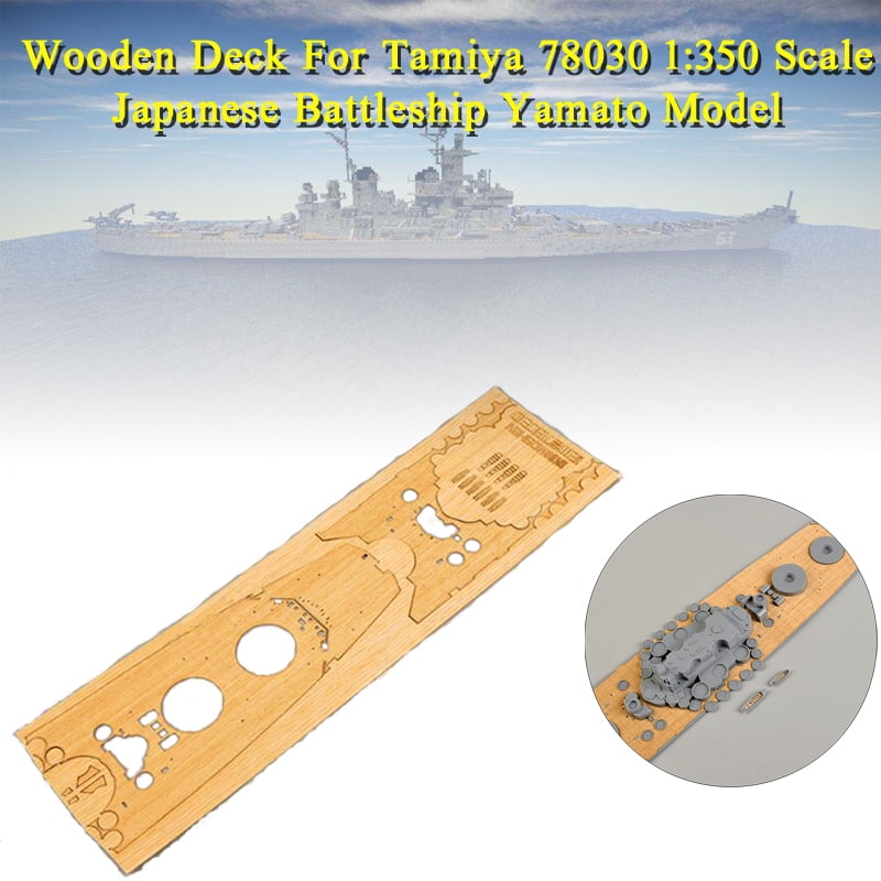 Very Fire 1/350 Japanese Battleship Yamato Wooden Deck for Tamiya kit #78030 
