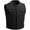 Black, variant on - Lowside - Mens Motorcycle Biker Riding Canvas Vest - 3X Large