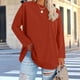 thumbnail image 1 of Xuyuer Womens Plus Size Tops Basic Long Sleeve Shirts Crew Neck T Shirt Fall Outfits Loose Fit Casual Blouses, 1 of 5