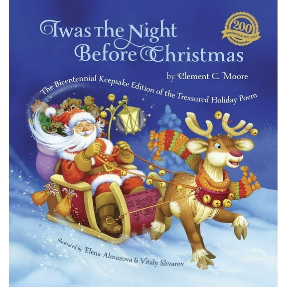 Twas the Night Before Christmas: The Bicentennial Keepsake Edition of the Treasured Holiday Poem, (Hardcover)