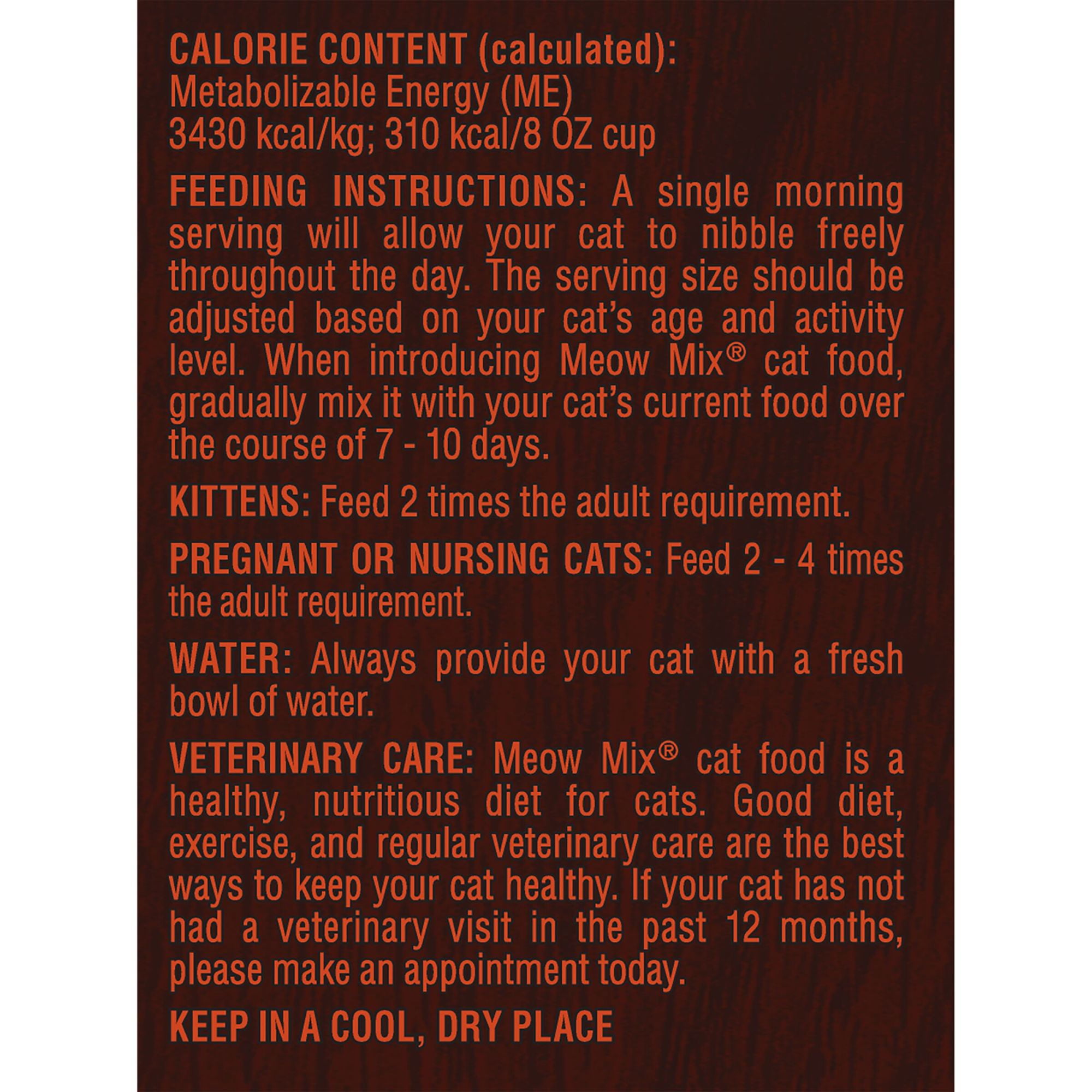 Meow Mix Bistro Recipes Seared Tuna Flavor Dry Cat Food