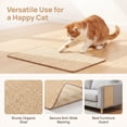 thumbnail image 3 of 2 Packs Natural Sisal Cat Scratching Mat – Horizontal Floor & Wall Scratcher for Indoor Cats, Furniture Protector with Sticky Tape – Cat Scratch Pad Rug, 3 of 8