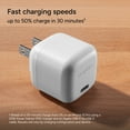 thumbnail image 3 of mophie 20W USB-C Fast Charging Wall Charger for iPhone, iPad, iWatch, Galaxy, Tablet, 3 of 9