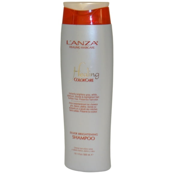 Healing Colorcare Silver Brightening Shampoo by Lanza for Unisex - 10.1 oz Shampoo