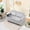 Gray, variant on Gray Corduroy Sofa with Rollers and USB Ports - Convenient for Transforming into a Bed