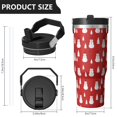 thumbnail image 4 of Christmas 30oz Handheld Travel Tumbler with Handle – Double Wall Stainless Steel Insulated Cup, Flip Straw Lid, Leak-Proof & BPA-Free for Hot and Cold Drinks – Durable Coffee & Juice Mug Black, 4 of 7