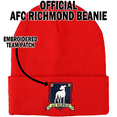 thumbnail image 2 of Ted Lasso AFC Richmond Greyhounds Red Cuffed Beanie – Adult Unisex Knit Winter Hat, Acrylic Embroidered Logo, 2 of 6