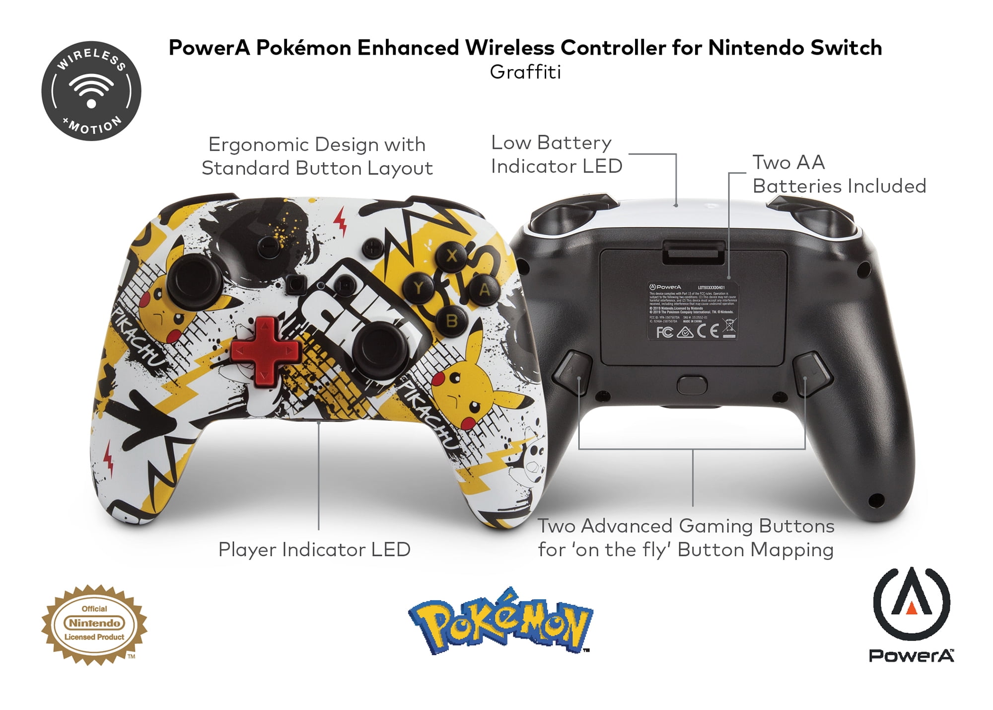 Enhanced Wireless Controller - Pokémon: Pikachu Vortex - Nintendo Official  Site