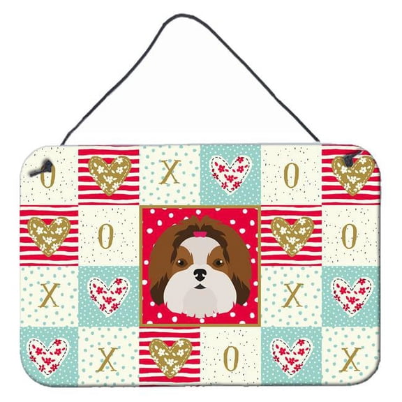 8 x 12 in. Imperial Shih Tzu Love Wall or Door Hanging Prints