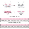 thumbnail image 4 of Littleforbig Bikini Bra Panties Set Women’s Female Magical Girls Pink 2XL, 4 of 5