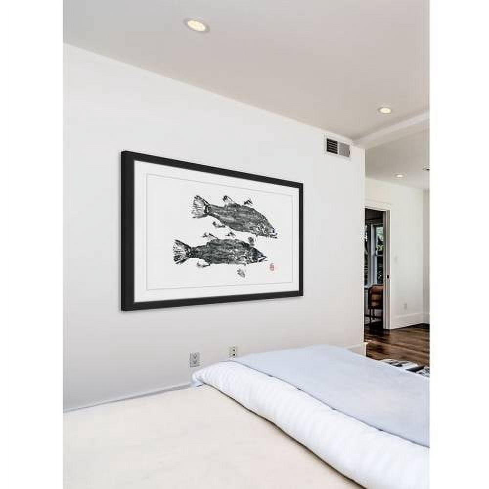 "Blue Eyed Fish" Framed Painting Print