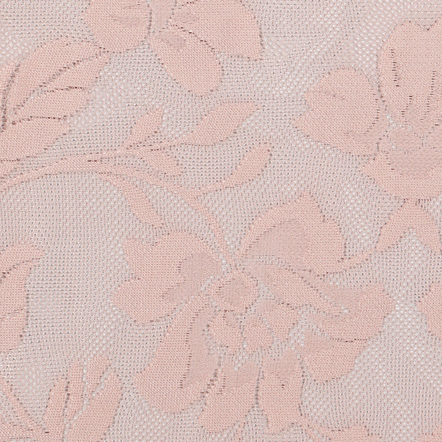Waverly Sherry Floral Lace Sheer Rod Pocket Curtain Panel, Blush, 54 x 63