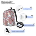 thumbnail image 3 of Rocae Cartoon Hearts for Durable Canvas Backpack Leisure Large Bag Travel Rucksack Multi-function Backpack, 3 of 8