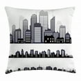 thumbnail image 1 of Ambesonne 20" x 20" Black Polyester Decorative Pillow Case, 1 of 2
