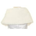 thumbnail image 3 of Little Girls Soft Furry Elegant Fur Shawl Shoulder Wrap Flower Special Occasion Black 2 (K23D2), 3 of 3
